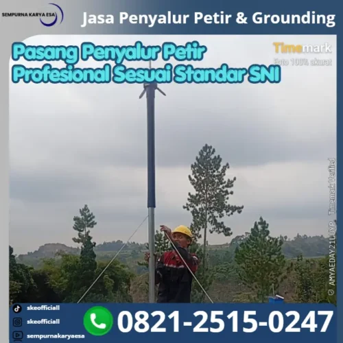 pasang penyalur petir
