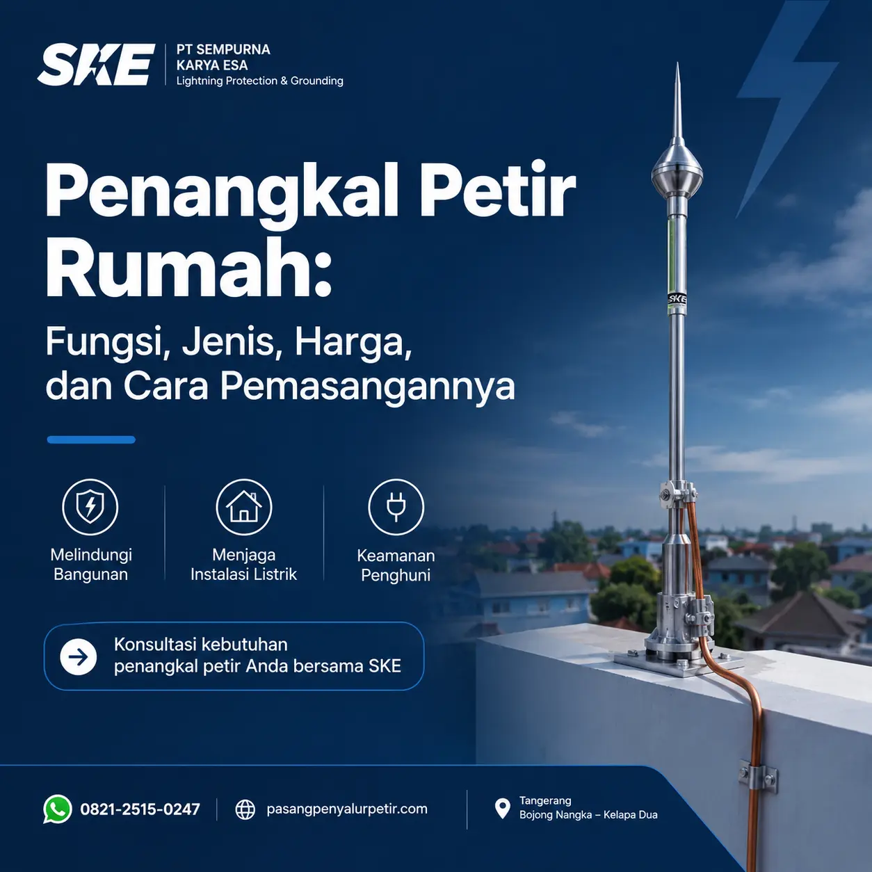 Penangkal petir rumah