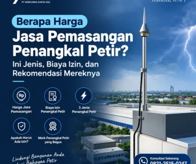 harga jasa pemasangan penangkal petir