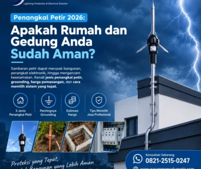 penangkal petir saat sambaran