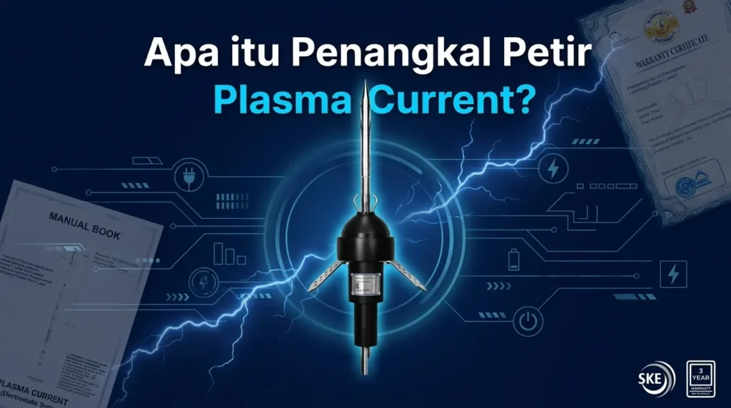 penangkal petir plasma current